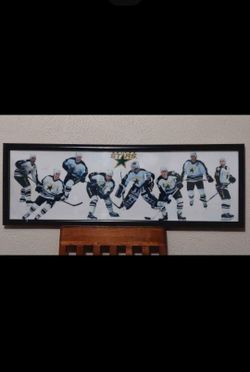 Dallas Stars 1990'-2000's  Players Vintage Picture Frame (Rectangle Size)