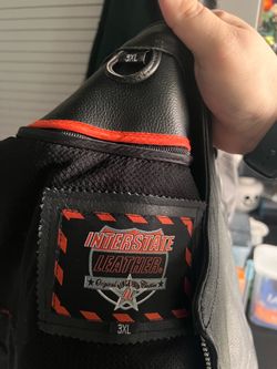 Interstate leather motorcycle jacket