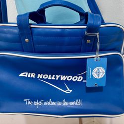 Air Hollywood Blue Bag Pan Am experience vintage