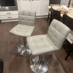 Gray Barstool Chairs