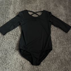 Black Danskin Leotard