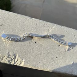 Real 925 Silver ID Bracelet 