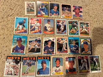 Mets 80s baseball card lot of 24