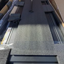 Low-Profile Flip Hard Tri Folding Tonneau Cover Truck Bed Fits 2009-2018 Dodge Ram 1500; 2019-2024 Classic Only | Fleetside 5'7" Bed (67")No Drilling,