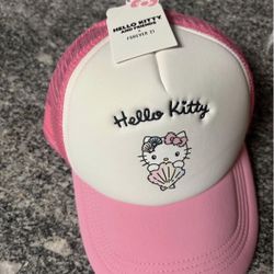forever 21 x Hello Kitty baseball hat with tags