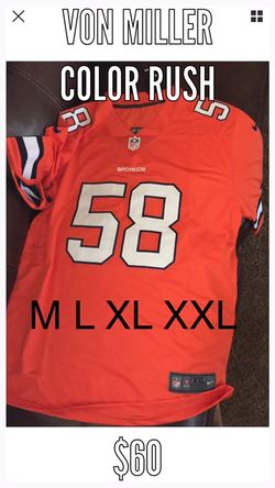 Von Miller Broncos Color Rush L XL XXL $55