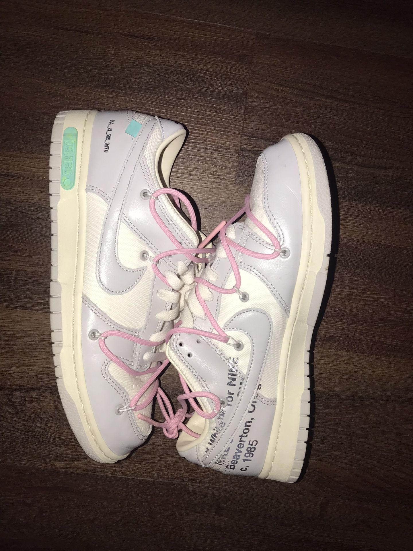 Nike off white dunks low lot 9