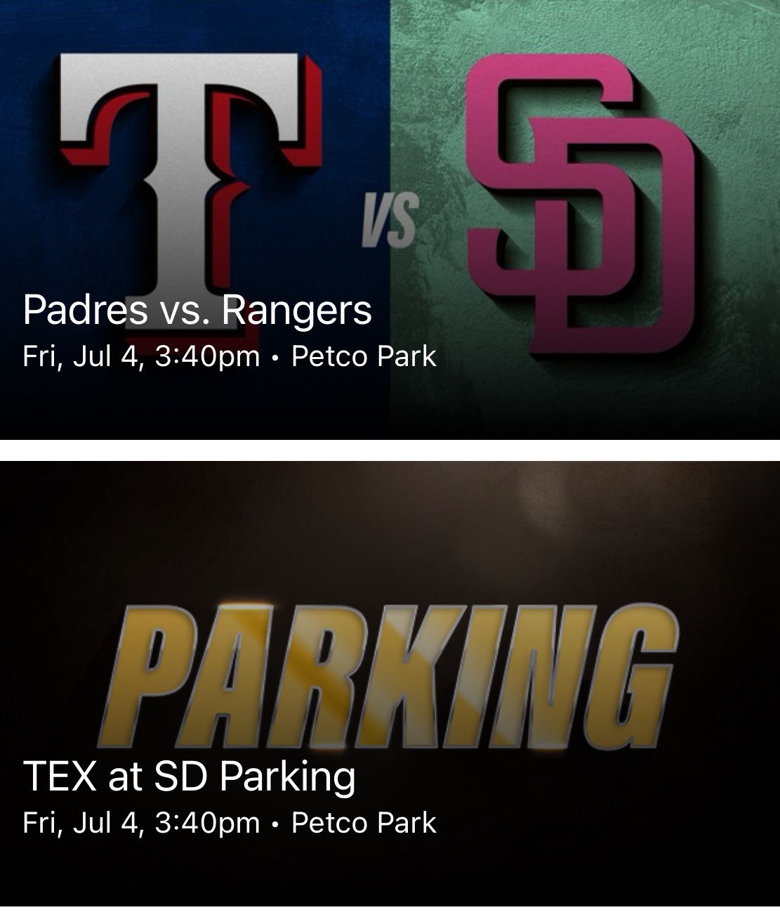 Padres Fri 7/4 (July 4th ) 3:40 Game Section 121 Row 40 4 Tix (aisle)