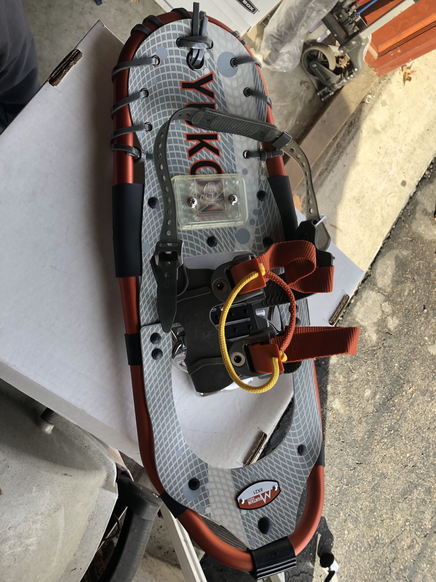 Snowboard Boots and Snowshoes