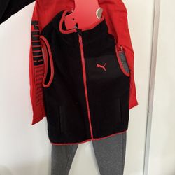 Puma kids 3 pc set size 5