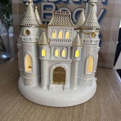 2026 Bath And Body Works Disney Princess Castle 3 Wick Candle Pedestal New