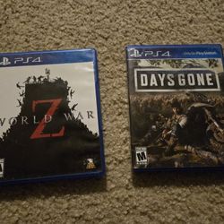 Days Gone & World War Z Bundle For Playstation 4