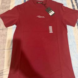 Roberto Cavalli Snake Print T-Shirt | Burgundy | Medium |