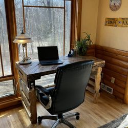 Rustic Hand-built Desk 