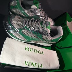 Bottega Veneta Orbit Runner ‘Silver/Green’