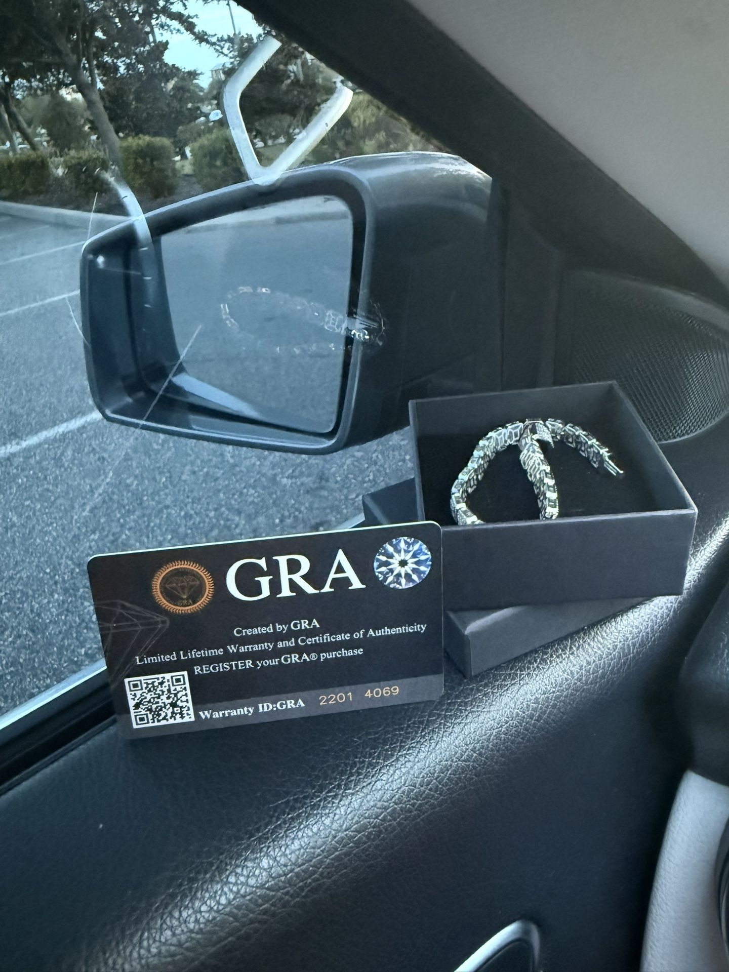 Diamond baguettes bracelet