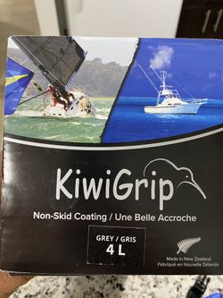 KiwiGrip boat floor paint