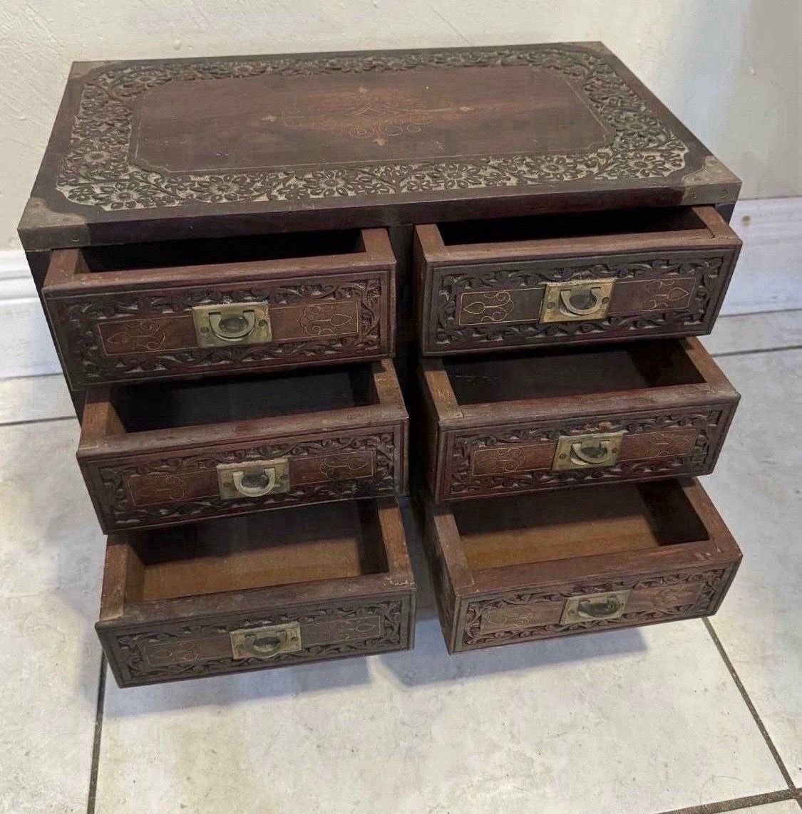 Antique Anglo Indian Brass Chest