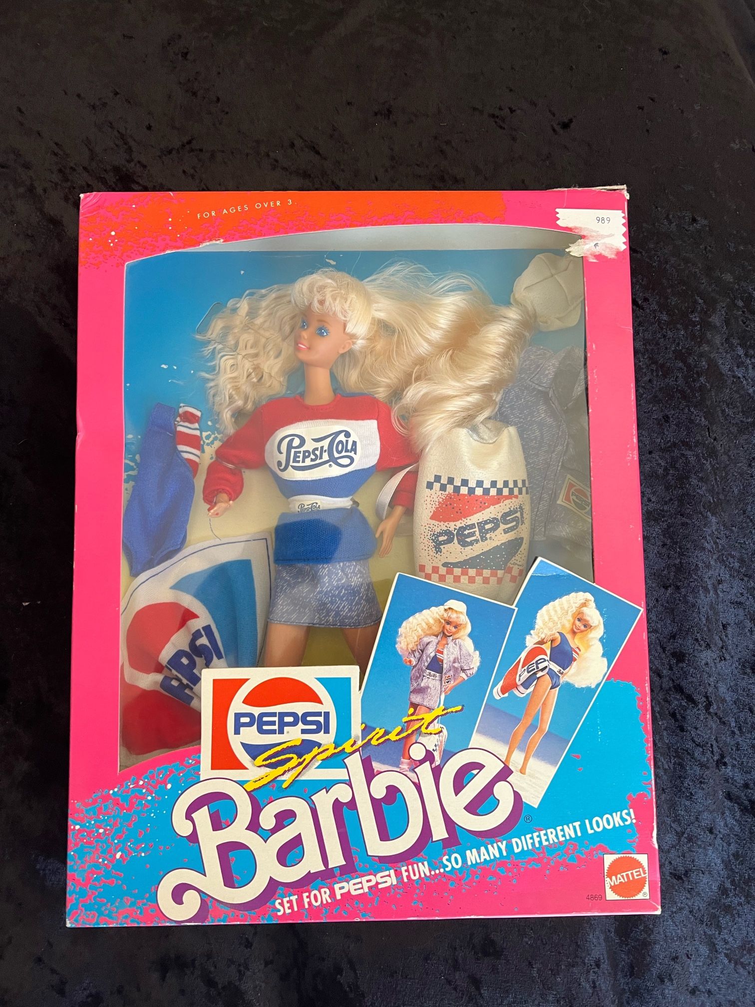 1989 Pepsi Spirit Barbie Doll #4869 Mattel, Inc.