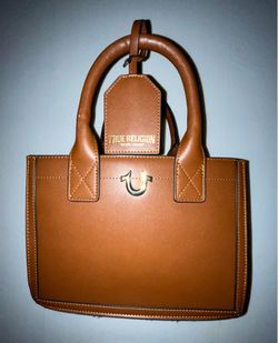 True Religion Brown Tote Purse Like New