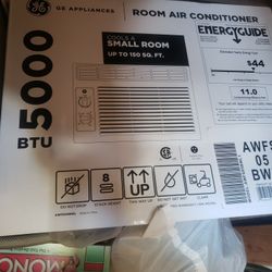 GE® 5,000 BTU Electronic Window Air Conditioner for Small Rooms up to 150 sq ft.


