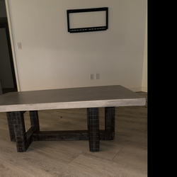 Concrete Coffee Table – Weston Grey – Living Spaces