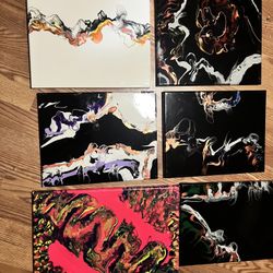 Lot Of 6 Abstract Paintings 