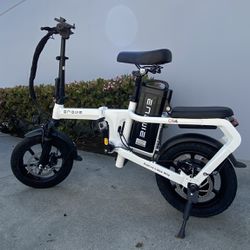 ENGWE O14, Shaft Drive Design (chainless) Mini Folding E-Bike for Adults Teens 14" Fat Tire 400W 15.6Ah Battery Max 20mph 50Miles Electric Bike 