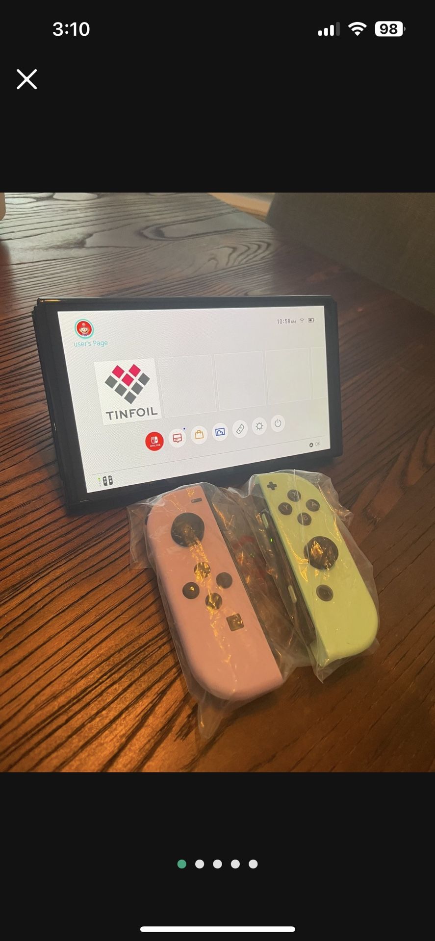 Nintendo Switch OLED - Atmosphere - Tinfoil