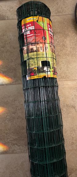 5 ft. x 50 ft. 14-Gauge Green PVC-Coated Welded Wire