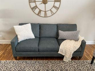 Teal Sofa 