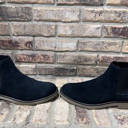 Zara Suede Chelsea Boots