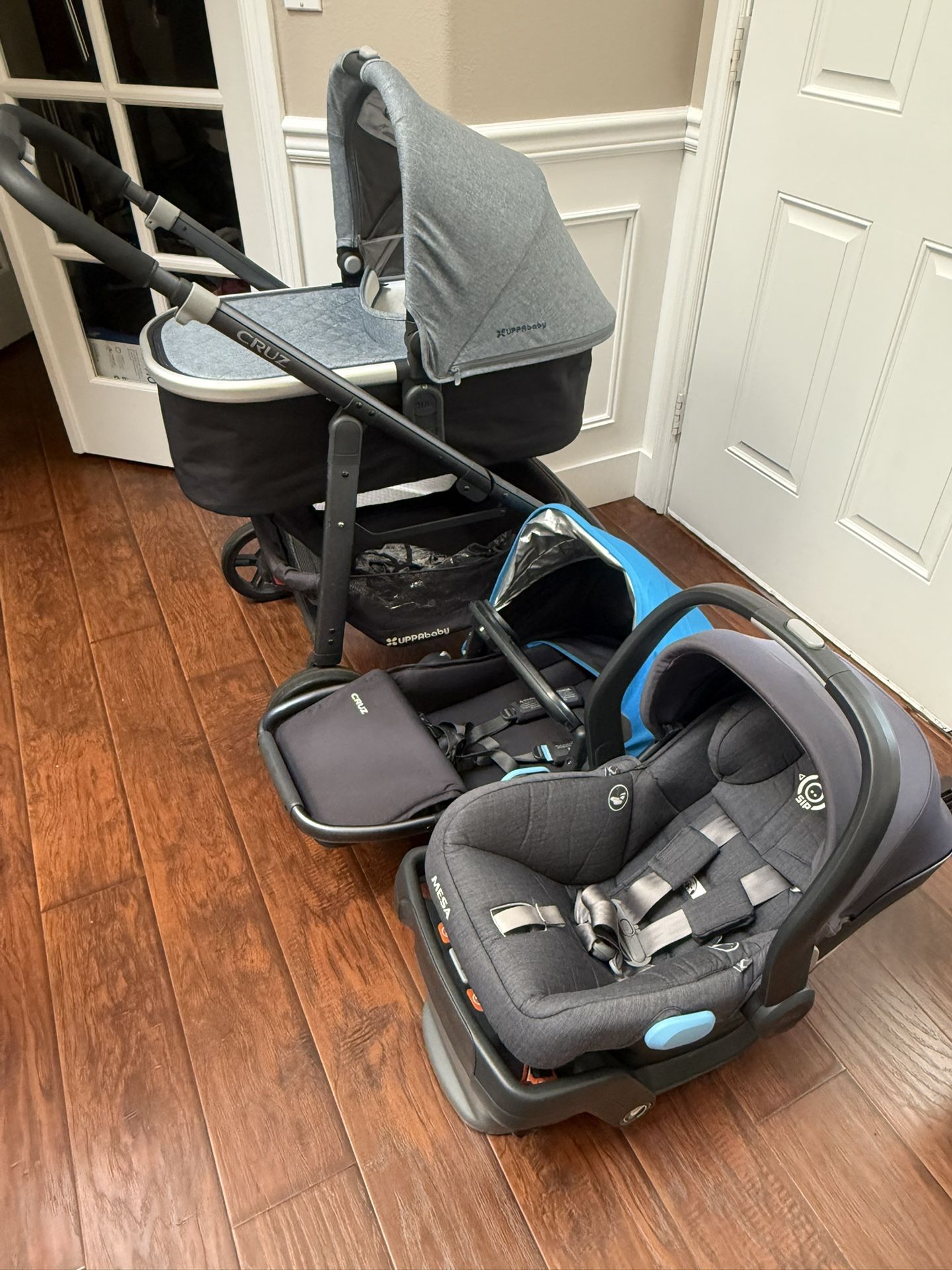 Uppababy Stroller,Car seat Set