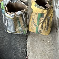Used Bags Of Versa Bond And Quick Crete 