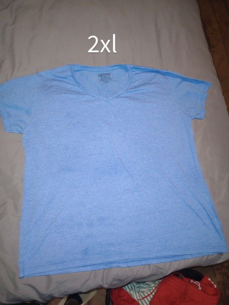 2xl Blue T-shirt 