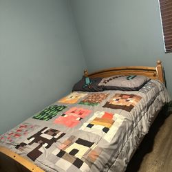 Bed  Full Wood Solid 