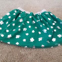 ST PATRICK'S DAY GIRLS SKIRT M ( 7/8  )