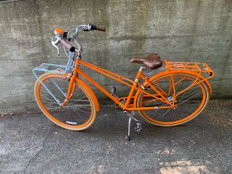 Orange Dutch-Style City Cruiser Bike
