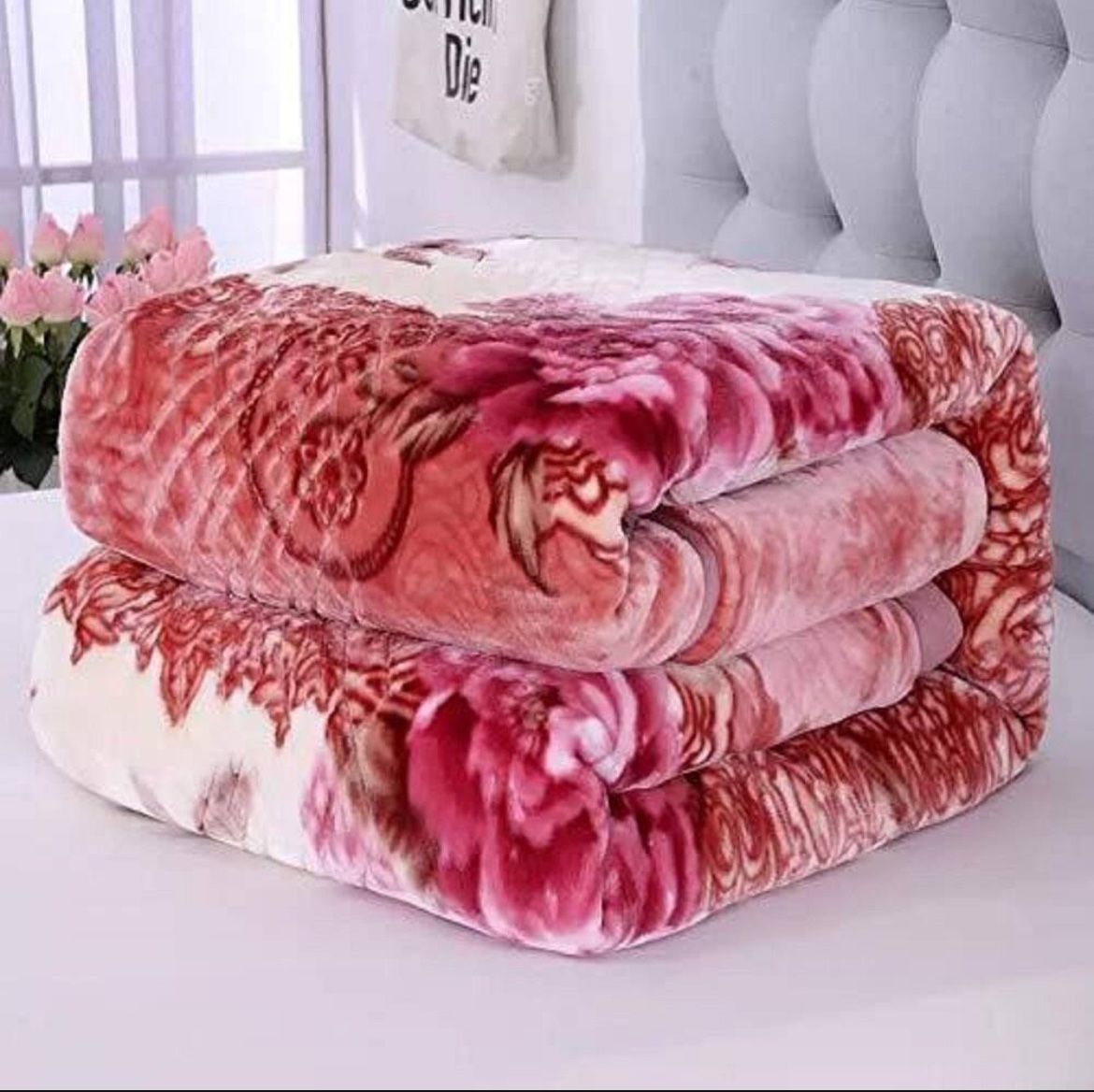 Blankets Double Sided Warm Thick Fleece Blanket King Queen San