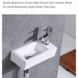 Brand New Small Sink