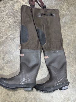 Caddis Hip Waders with Rubber Boots
