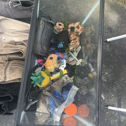 10 Gallon Fish Tank With Accessories 