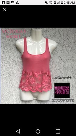 Victorias secret - sheer n lace night top