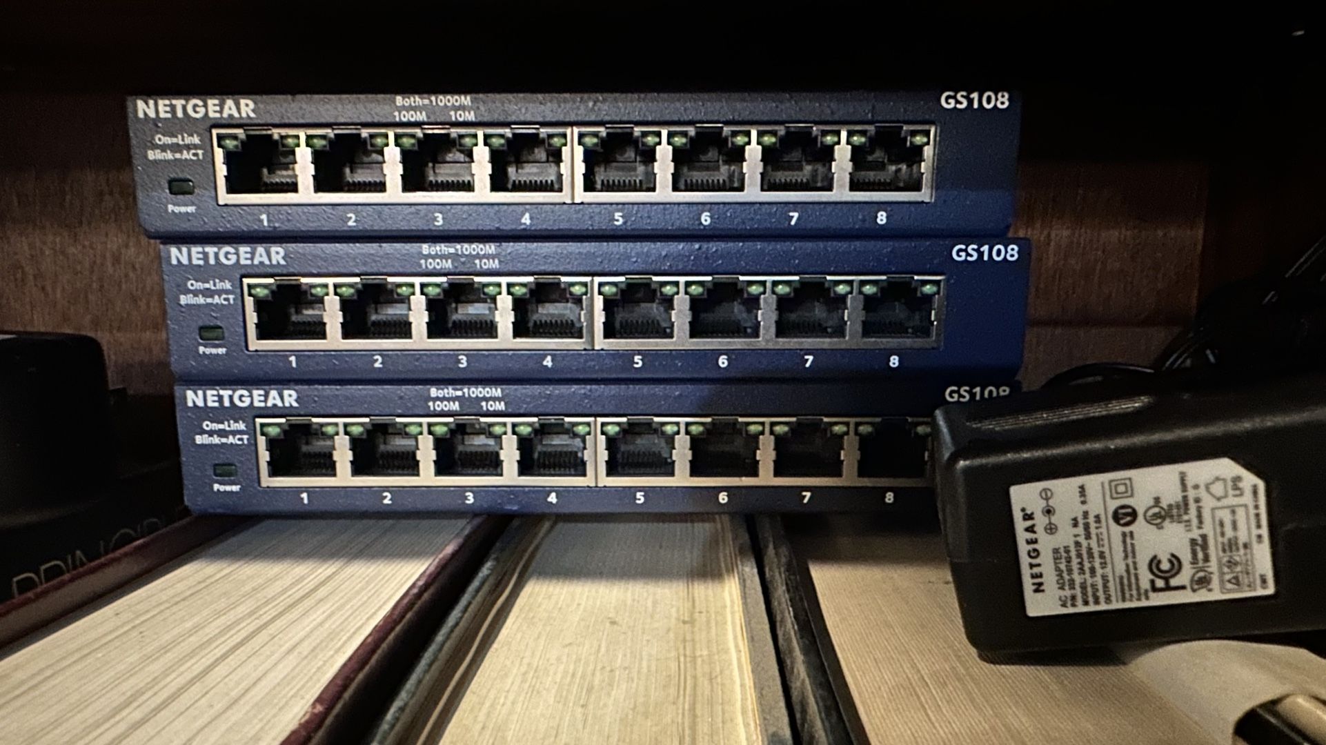 Netgear GS108 1000M Switch With Power Supply 8 Ports