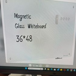 Magnetic Glass Whiteboard 36 X 48 By Birouwe