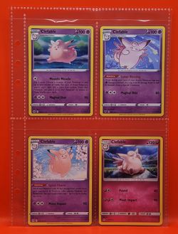 Favorite Pokemon Bundle: Clefable [4 Cards] NM