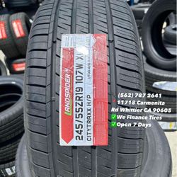 245/55R19 Landspider Set of Tires Installed and Balanced Set de Llantas Nuevas Instaladas y Balanceadas