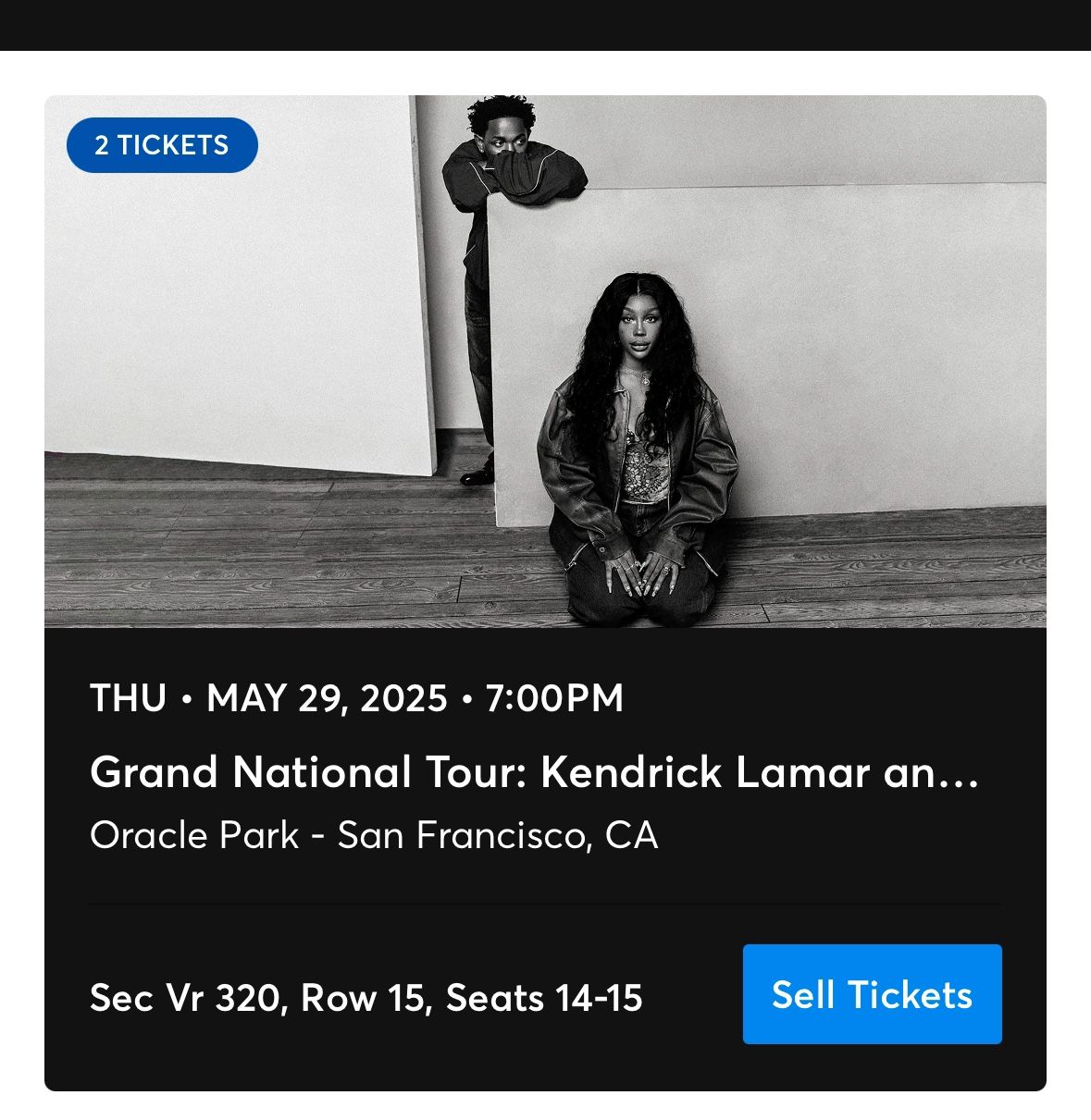 Kendrick Lamar San Francisco