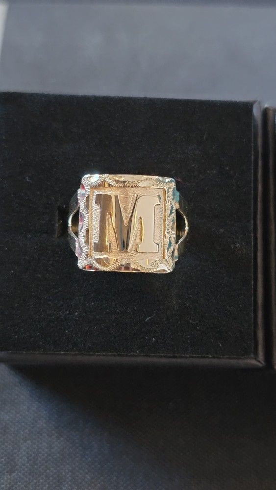 ✨ Custom Initial Gold Rings – Solid 10K/14K ✨