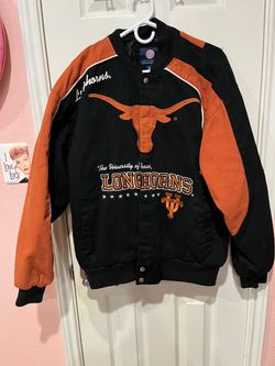 Vintage G-III Sports By Carl Banks Official License Collegiate U.T. Longhorns Embroidered Varsity Jacket